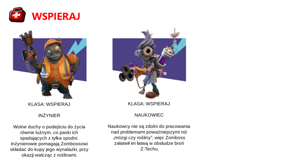 Wspieraj zombie