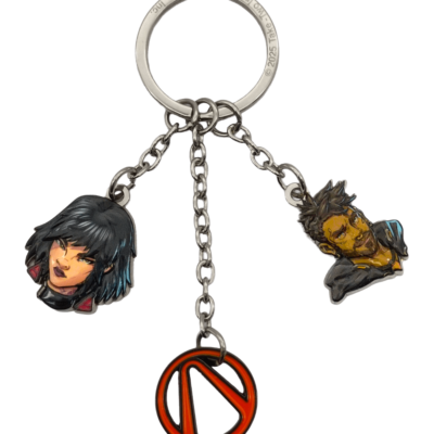 Borderlands 4 Vex & Rafa Keychain