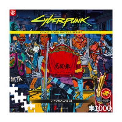 Comic Book Puzzle: Cyberpunk 2077 Kickdown (1000 elementów)