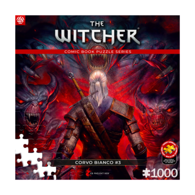 Comic Book Puzzle: The Witcher (Wiedźmin) Corvo Bianco (1000 elementów)