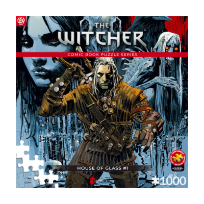 Comic Book Puzzle: The Witcher (Wiedźmin) House of Glass (1000 elementów)