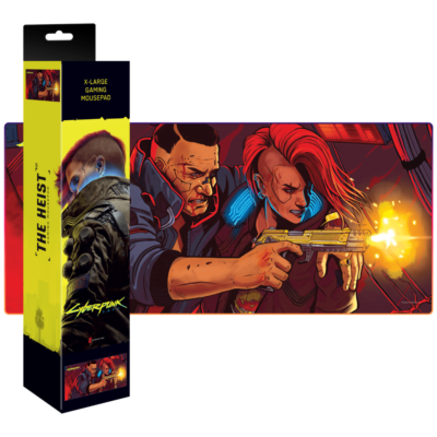 Cyberpunk 2077 The Heist RGB XL Podkładka Pod Mysz