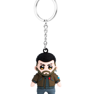 Cyberpunk 2077 V-Male Good Loot 3D Keychain