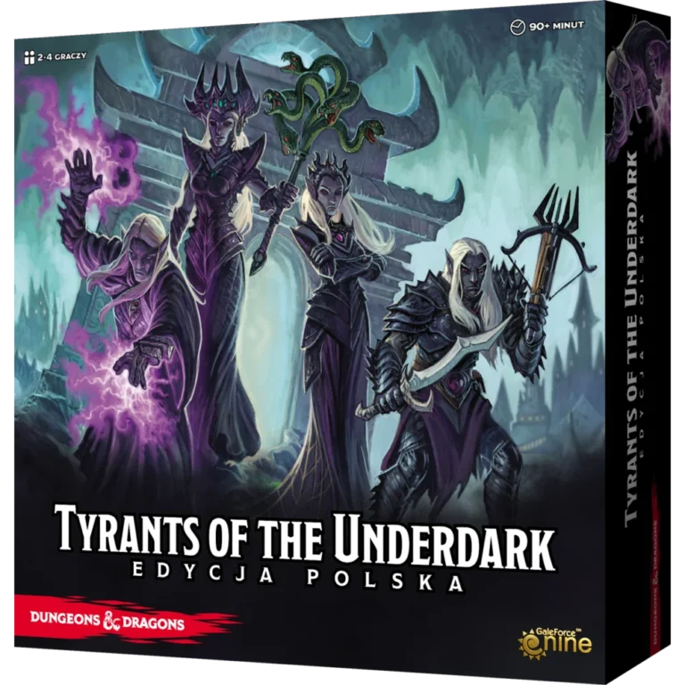 Okładka gry Dungeons & Dragons: Tyrants of the Underdark