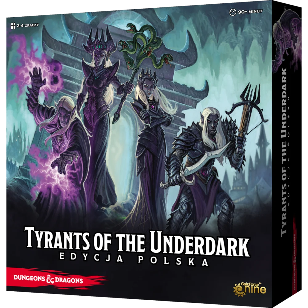 Okładka gry Dungeons & Dragons: Tyrants of the Underdark
