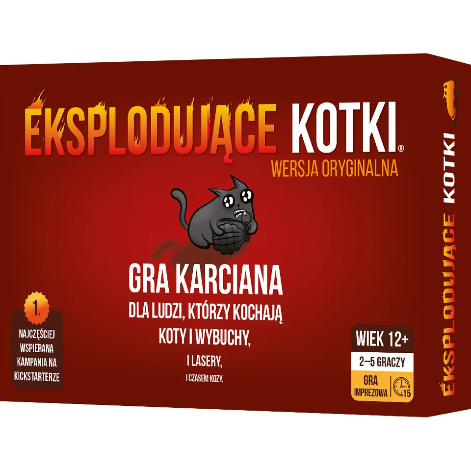 Okładka gry Eksplodujące Kotki