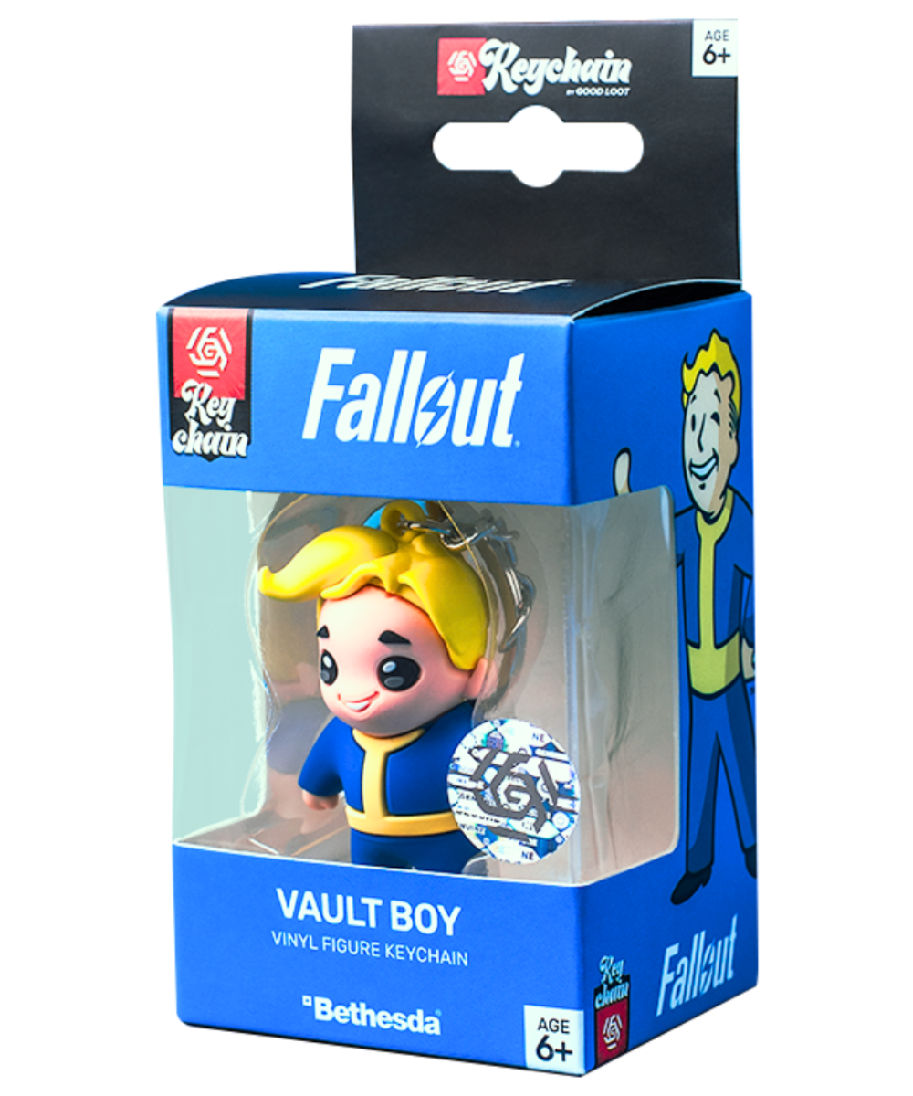 Fallout Vault Boy Good Loot 3D Keychain