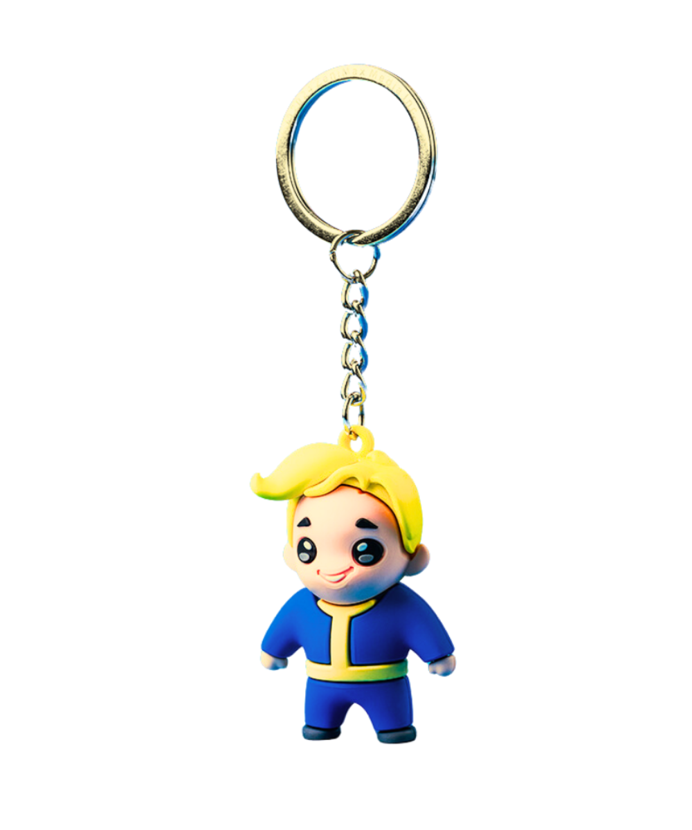 Fallout Vault Boy Good Loot 3D Keychain