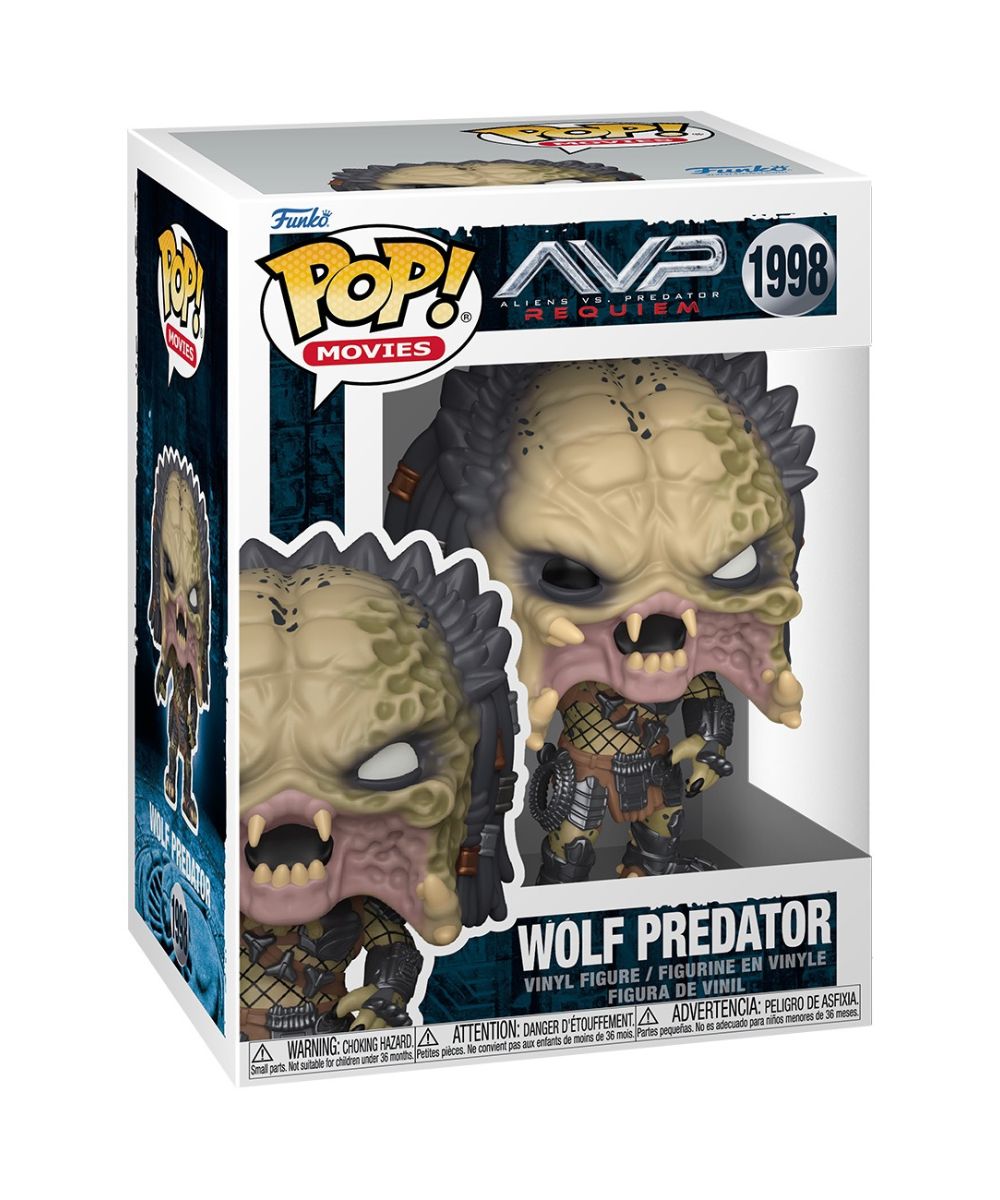 Funko POP! Movies: Predator S3 - Wolf Predator w/Chase
