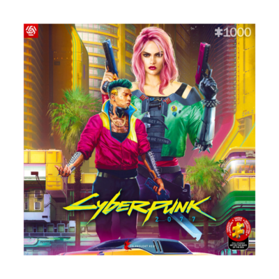Gaming Puzzle: Cyberpunk 2077 Kitsch Style (1000 elementów)