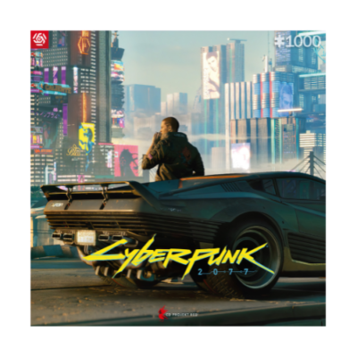 Gaming Puzzle: Cyberpunk 2077 Mercenary on the Rise (1000 elementów)
