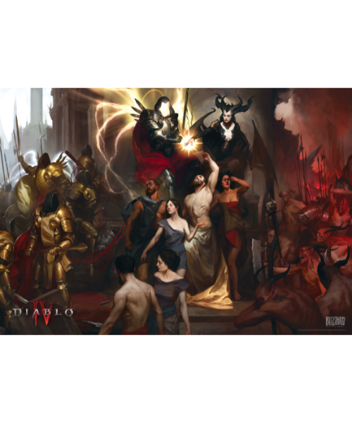 Gaming Puzzle: Diablo IV Birth of Nephalem (1000 elementów)