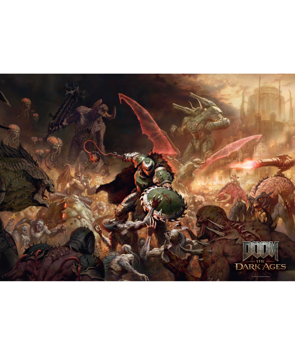 Gaming Puzzle: Doom The Dark Ages Slayer's Rage (1000 elementów)
