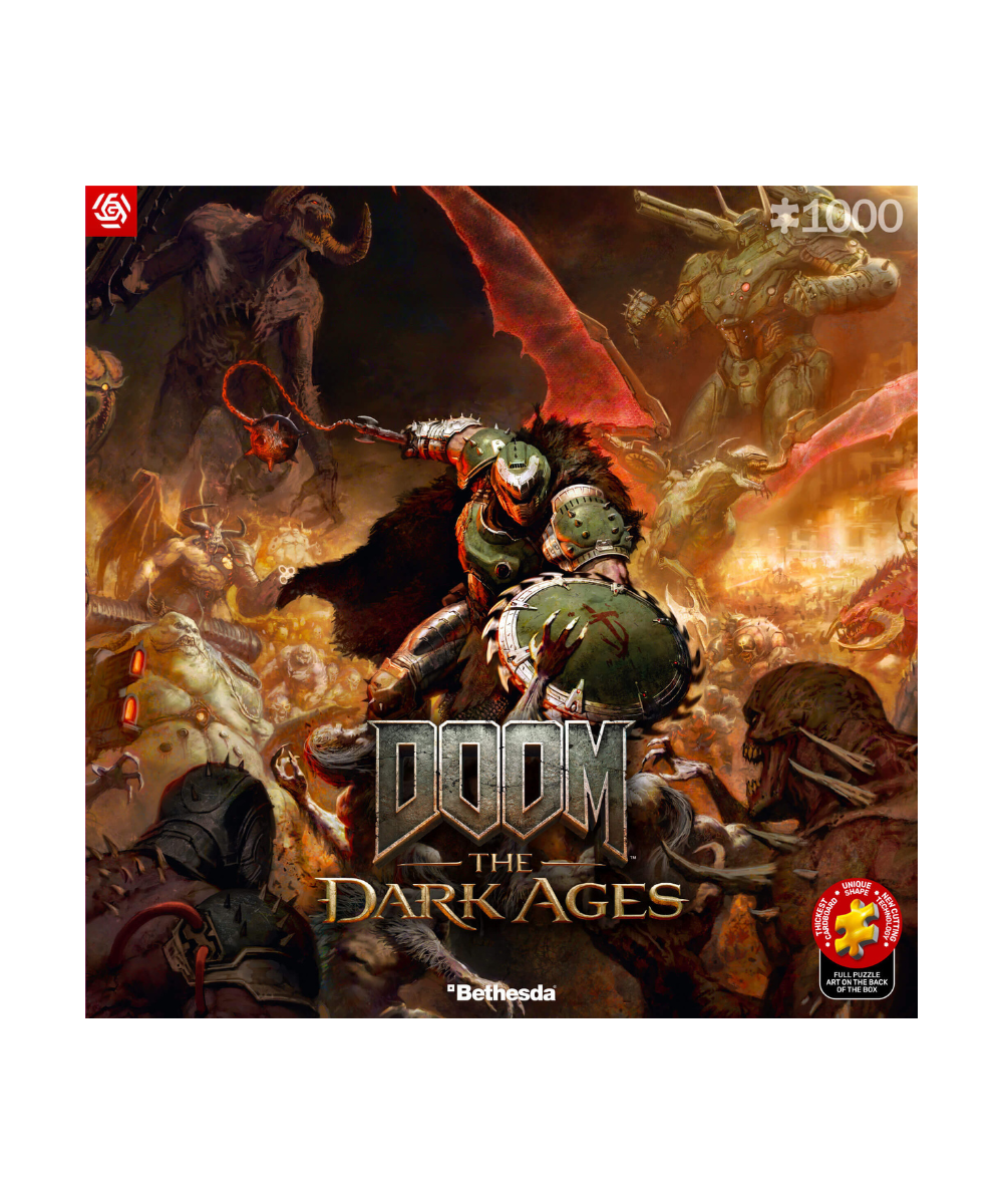 Gaming Puzzle: Doom The Dark Ages Slayer's Rage (1000 elementów)