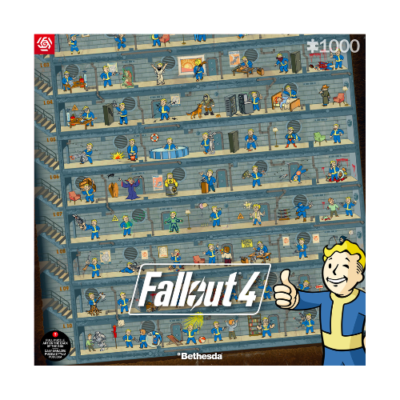 Gaming Puzzle: Fallout 4 Perk Poster (1000 elementów)