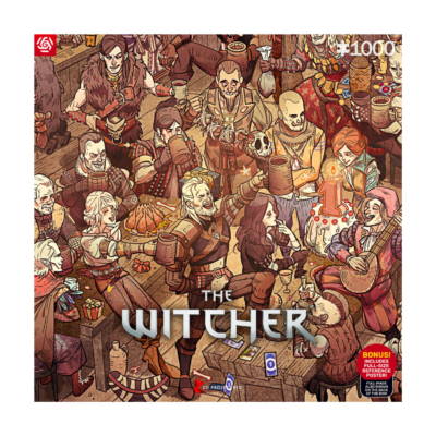 Gaming Puzzle: The Witcher (Wiedźmin) Birthday (1000 elementów)