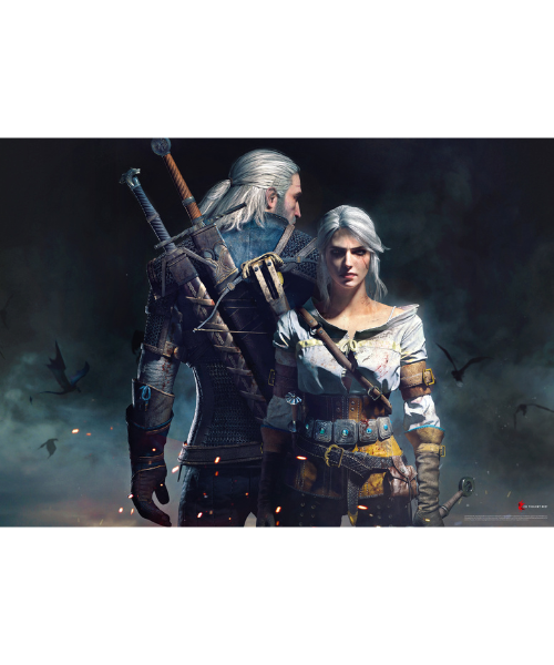 Gaming Puzzle: The Witcher (Wiedźmin) Geralt & Ciri (1000 elementów)