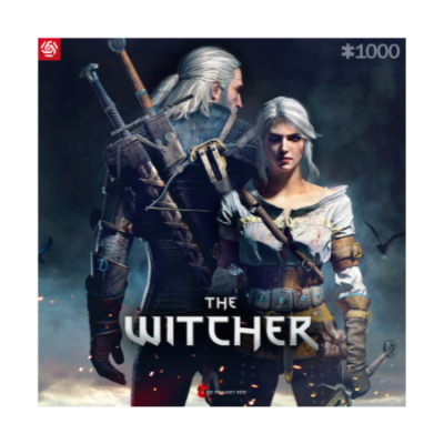 Gaming Puzzle: The Witcher (Wiedźmin) Geralt & Ciri (1000 elementów)