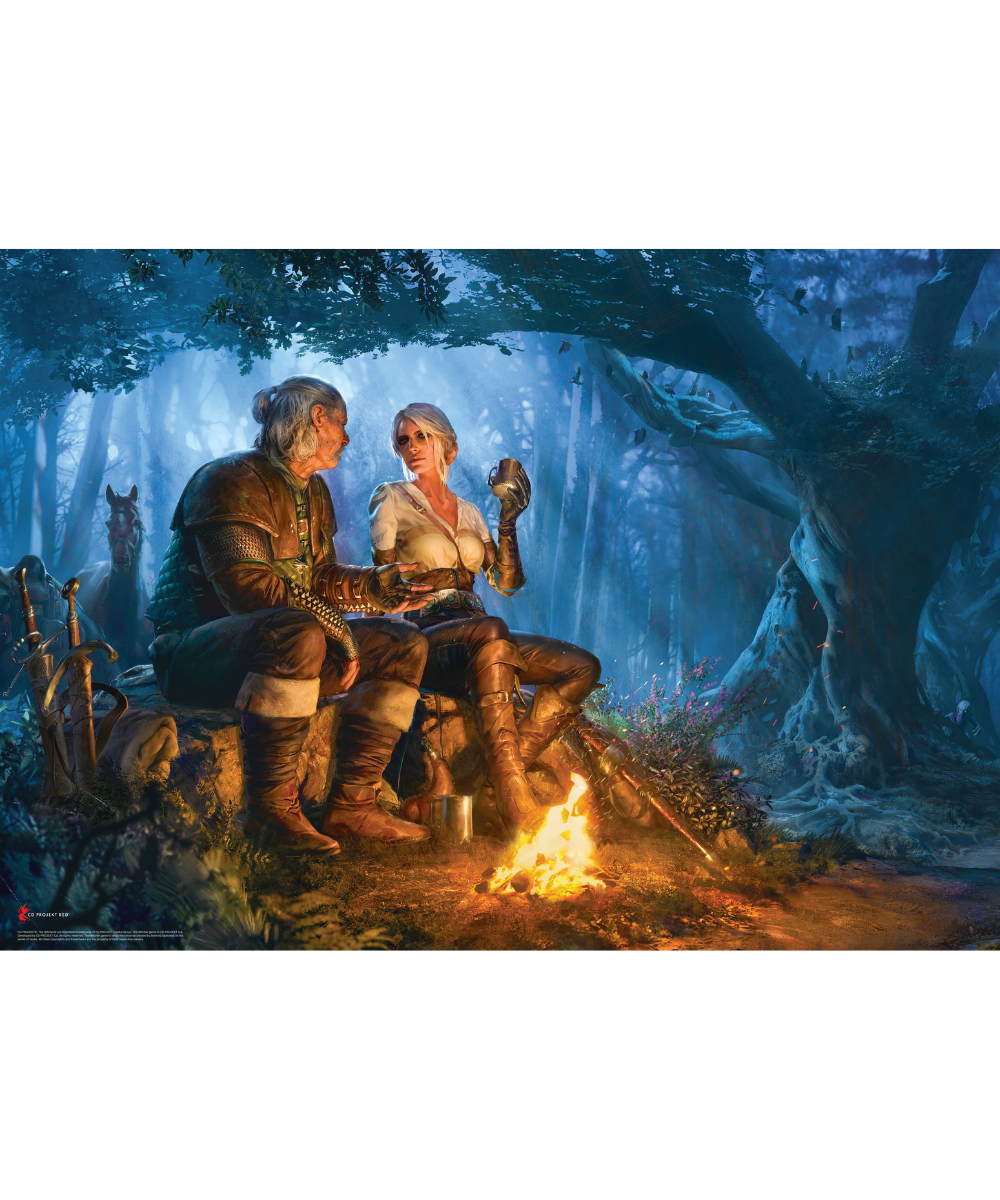 Gaming Puzzle: The Witcher (Wiedźmin) Journey of Ciri (1000 elementów)