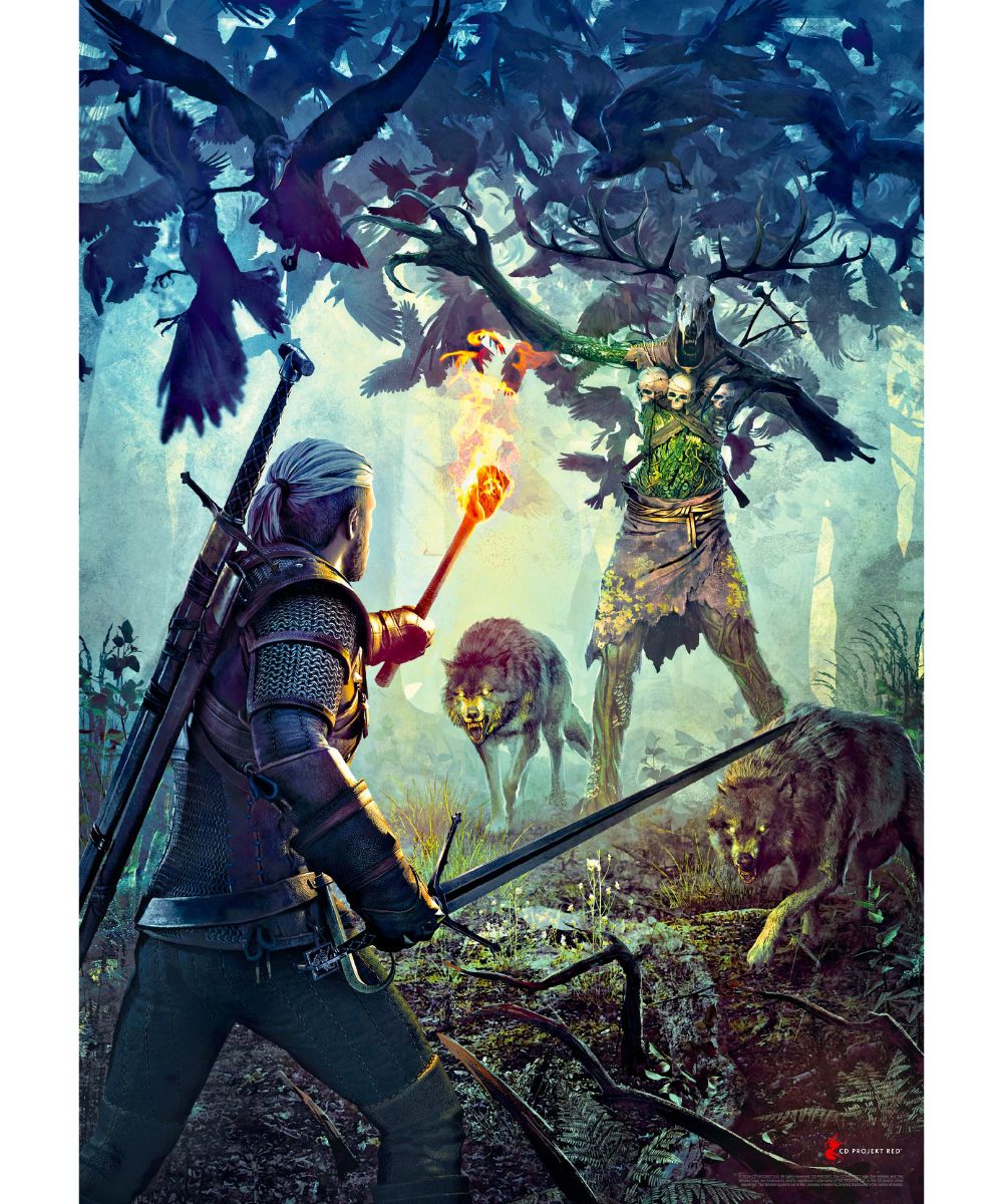 Gaming Puzzle: The Witcher (Wiedźmin) Leshen, 1000 elementów