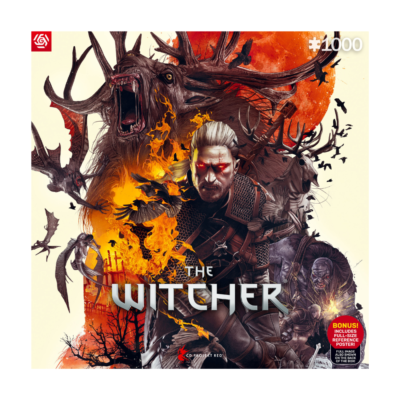 Gaming Puzzle: The Witcher (Wiedźmin) Monsters (1000 elementów)
