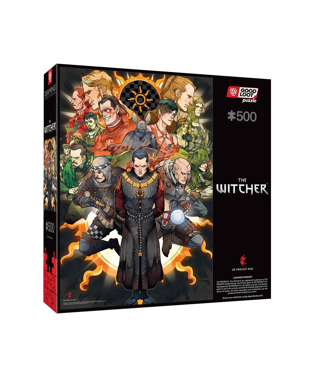 Gaming Puzzle: The Witcher (Wiedźmin) Nilfgaard (500 elementów)