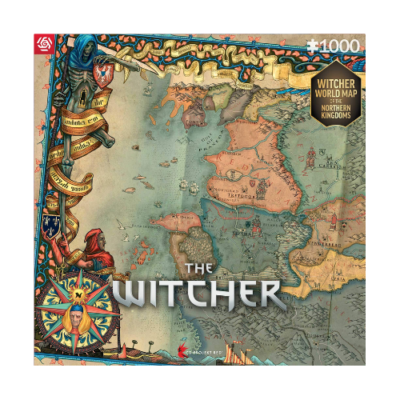 Gaming Puzzle: The Witcher (Wiedźmin) The Northern Kingdoms (1000 elementów)