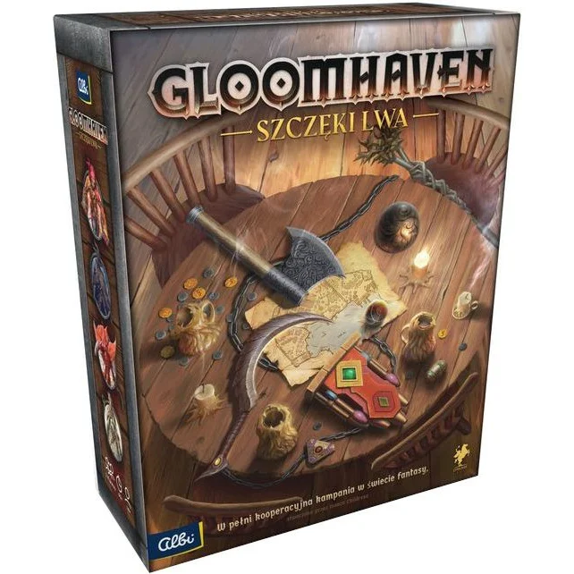 Okładka gry Gloomhaven: Szczęki Lwa