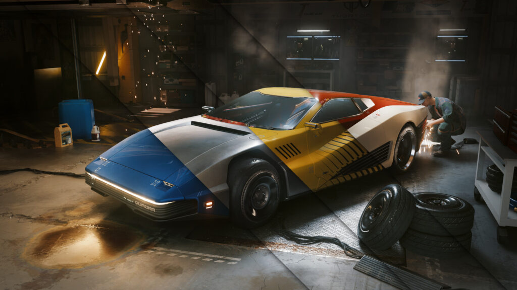 Oficjalny zrzut ekranu z Cyberpunk 2077