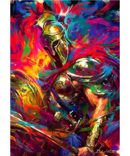 Imagination Puzzle: Blend Cota The Illyrian Warrior / Iliryjski Wojownik (1000 elementów)