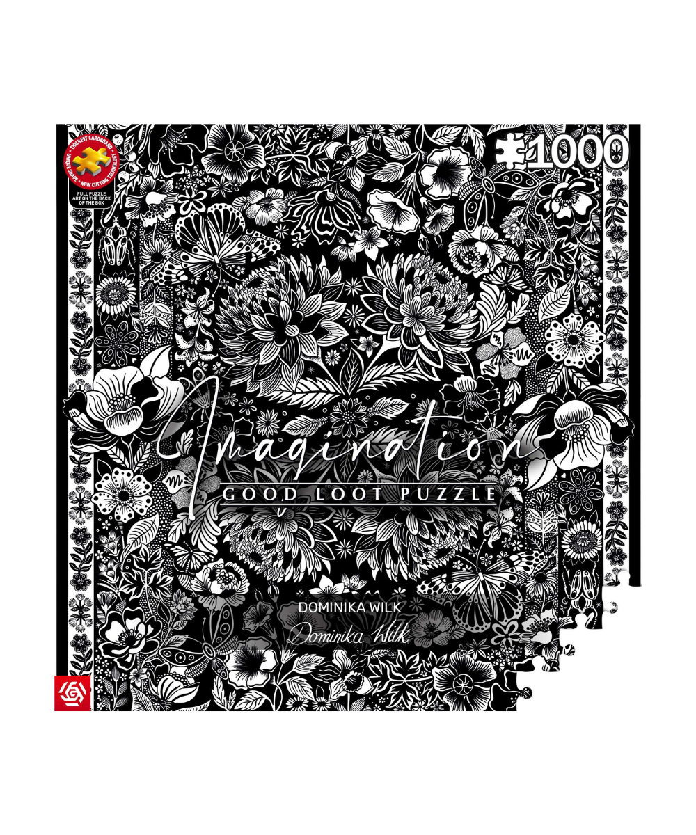 Imagination Puzzle: Dominika Wilk Monochrome Eden, 1000 elementów
