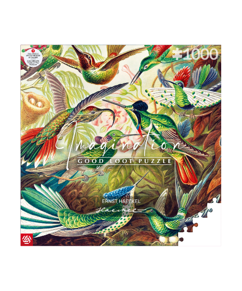 Imagination Puzzle: Ernst Haeckel Hummingbirds / Kolibry (1000 elementów)