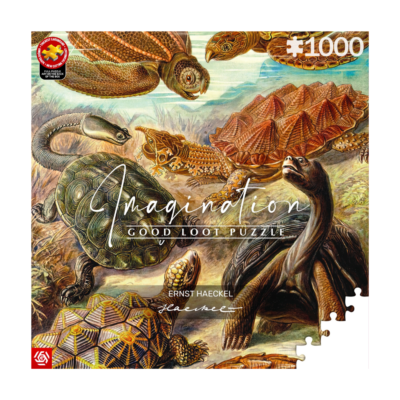 Imagination Puzzle: Ernst Haeckel Żółwie morskie, 1000 elementów