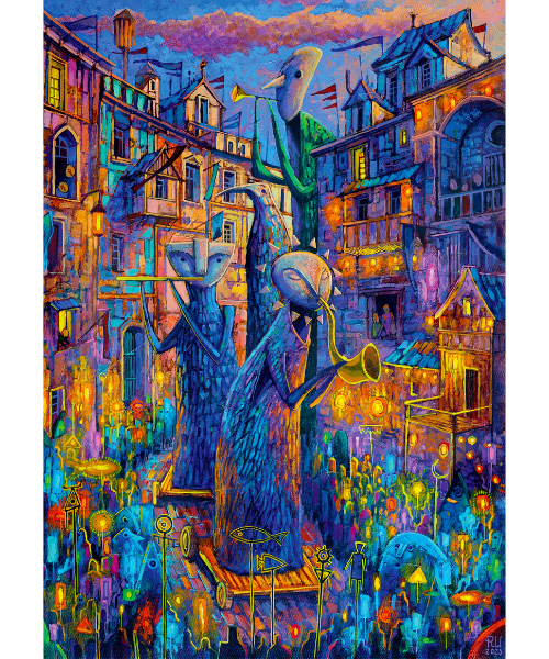 Imagination Puzzle: Roch Urbaniak Parada Olbrzymów / Parade of Giants (1000 elementów)