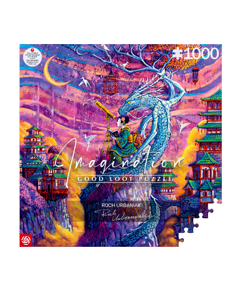 Imagination Puzzle: Roch Urbaniak Sakura i Ryu / Sakura & Ryu (1000 elementów)