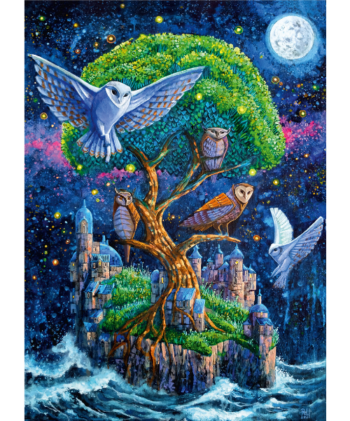 Imagination Puzzle: Roch Urbaniak Wyspa Sów (1000 elementów)