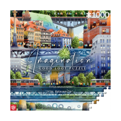 Imagination Puzzle: Tytus Brzozowski Warszawskie mosty (1000 elementów)