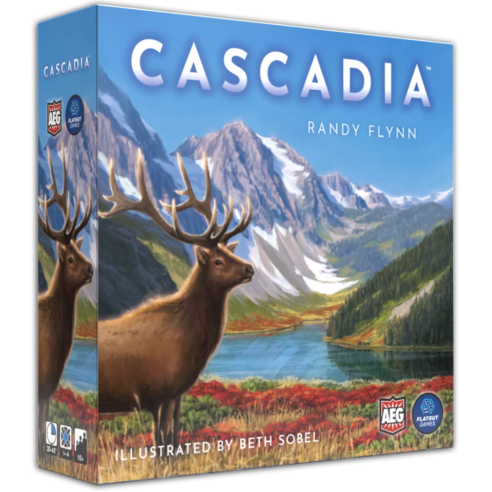 Okładka gry Cascadia (wydanie angielskie)