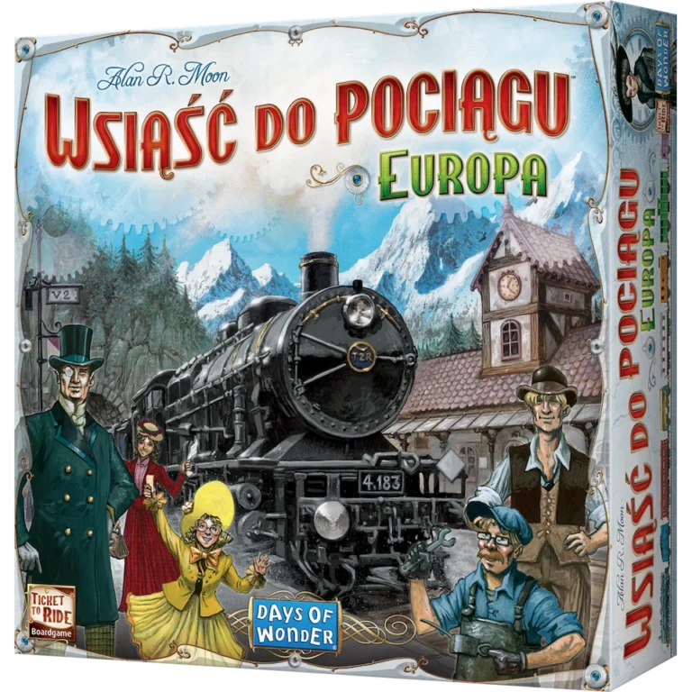 Okładka gry Wsiąść do Pociągu: Europa