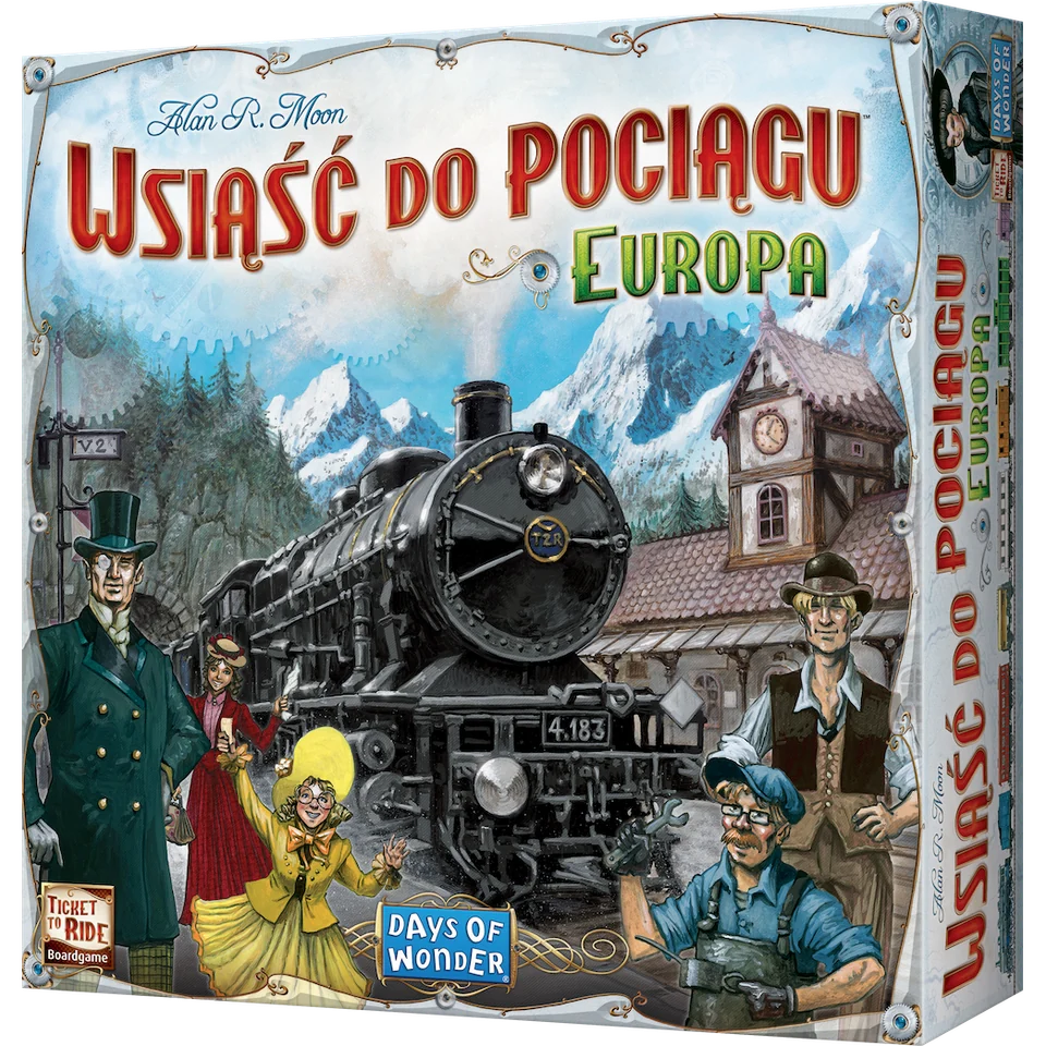 Okładka gry Wsiąść do Pociągu: Europa