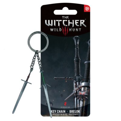 The Witcher 3 Geralt Two Swords Keychain