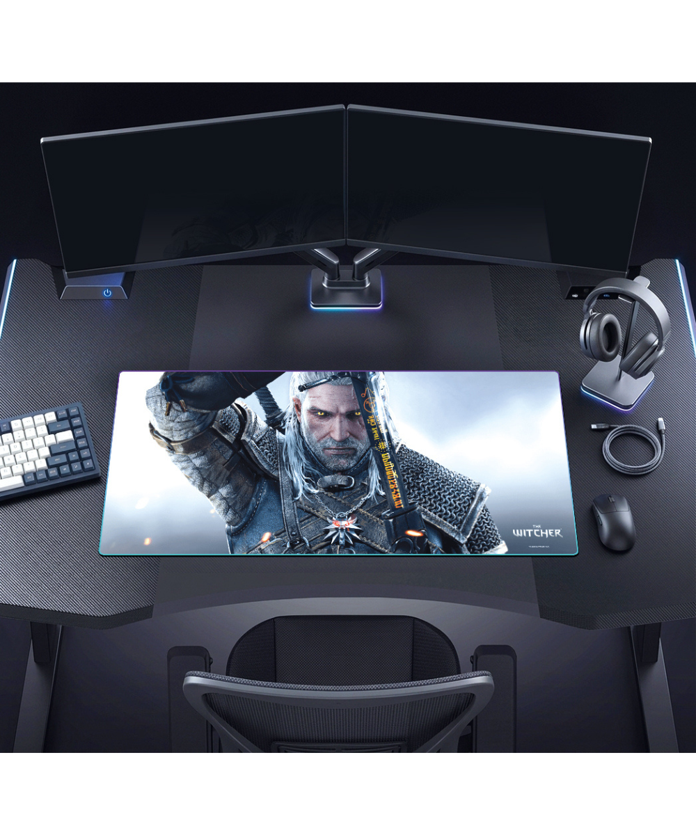The Witcher (Wiedźmin) Geralt RGB XL Podkładka Pod Mysz