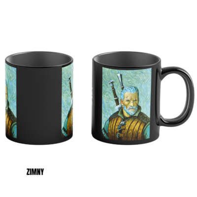 The Witcher (Wiedźmin) Geralt & Vincent van Gogh Ceramiczny Kubek Termoaktywny