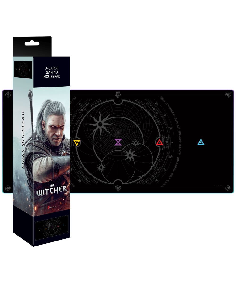The Witcher (Wiedźmin) Signs XL Podkładka Pod Mysz
