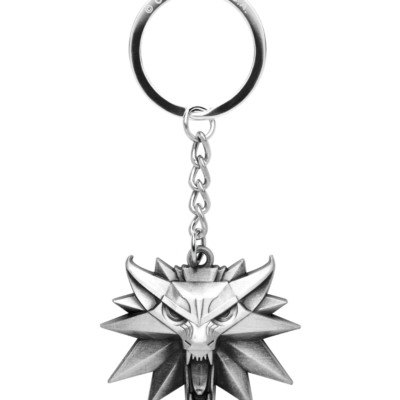 The Witcher (Wiedźmin) Wolf Medallion Keychain
