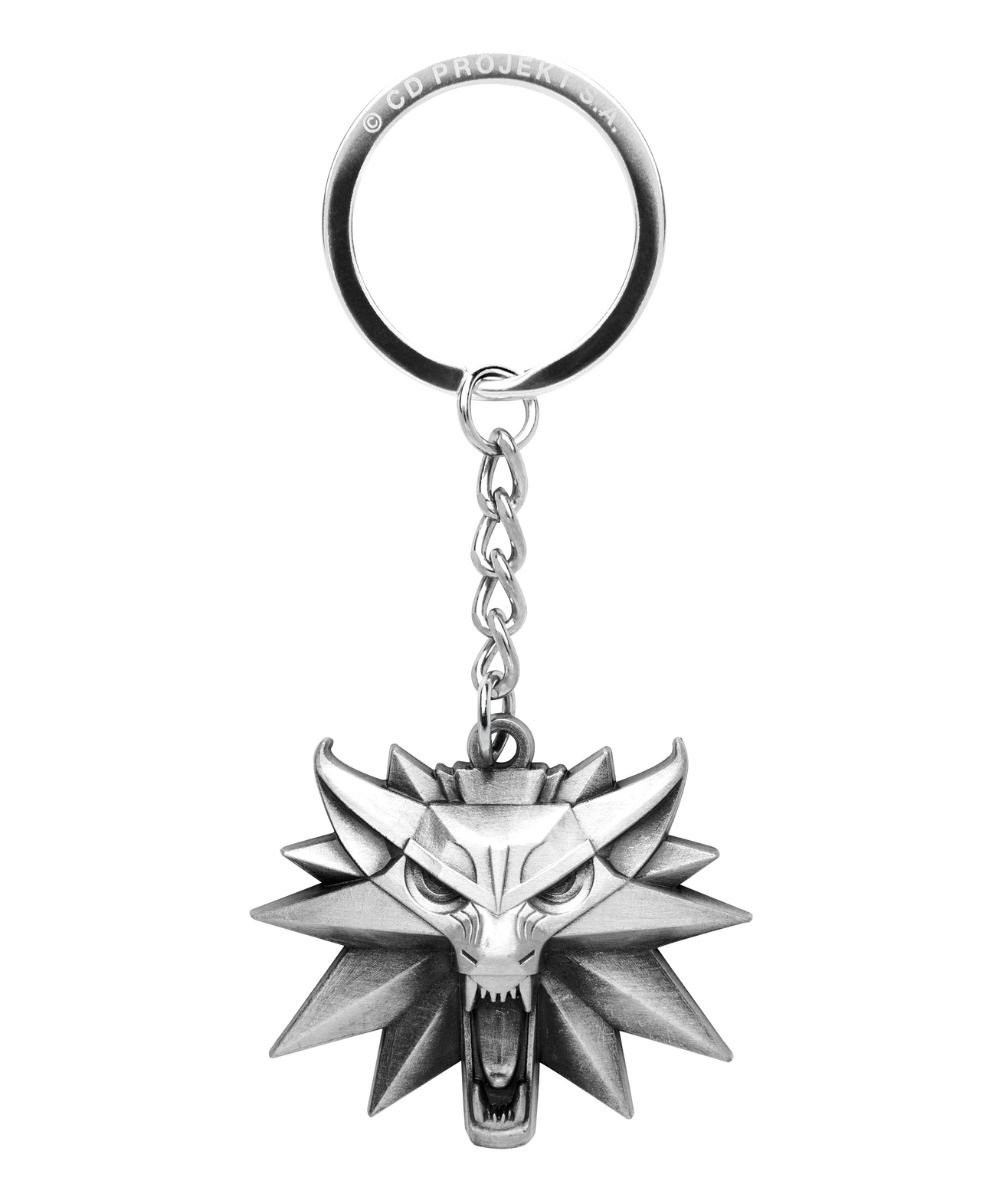 The Witcher (Wiedźmin) Wolf Medallion Keychain