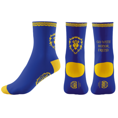 World of Warcraft Glory To The Alliance Skarpetki
