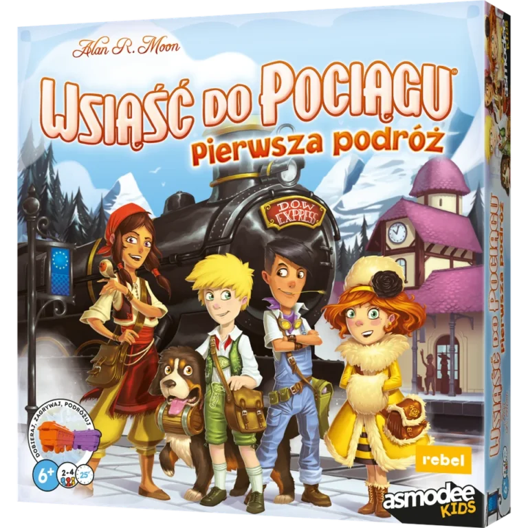 Okładka gry Wsiąść do Pociągu: Pierwsza podróż