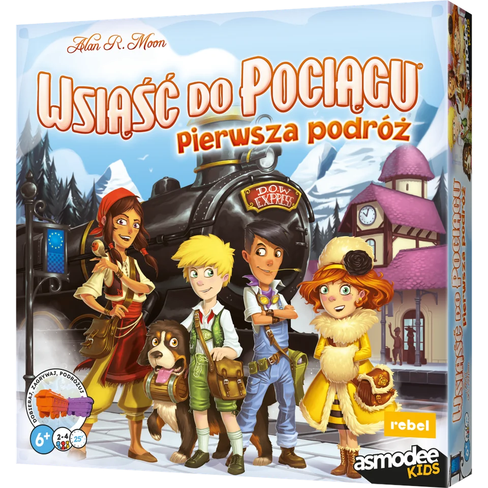 Okładka gry Wsiąść do Pociągu: Pierwsza podróż